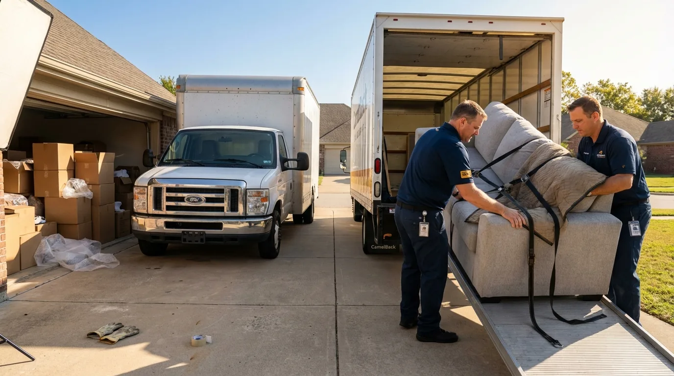 DIY truck vs professional crew comparison in Lake Dallas